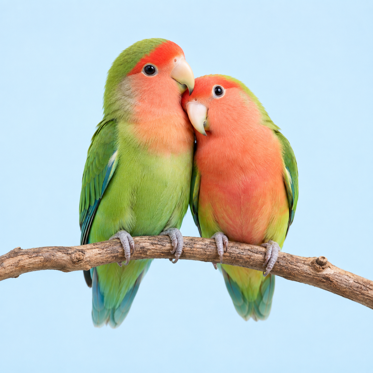 Catégorie Oiseaux – duo d’inséparables