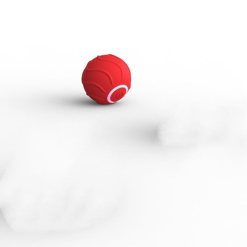 Balle rouge automatique pour chat