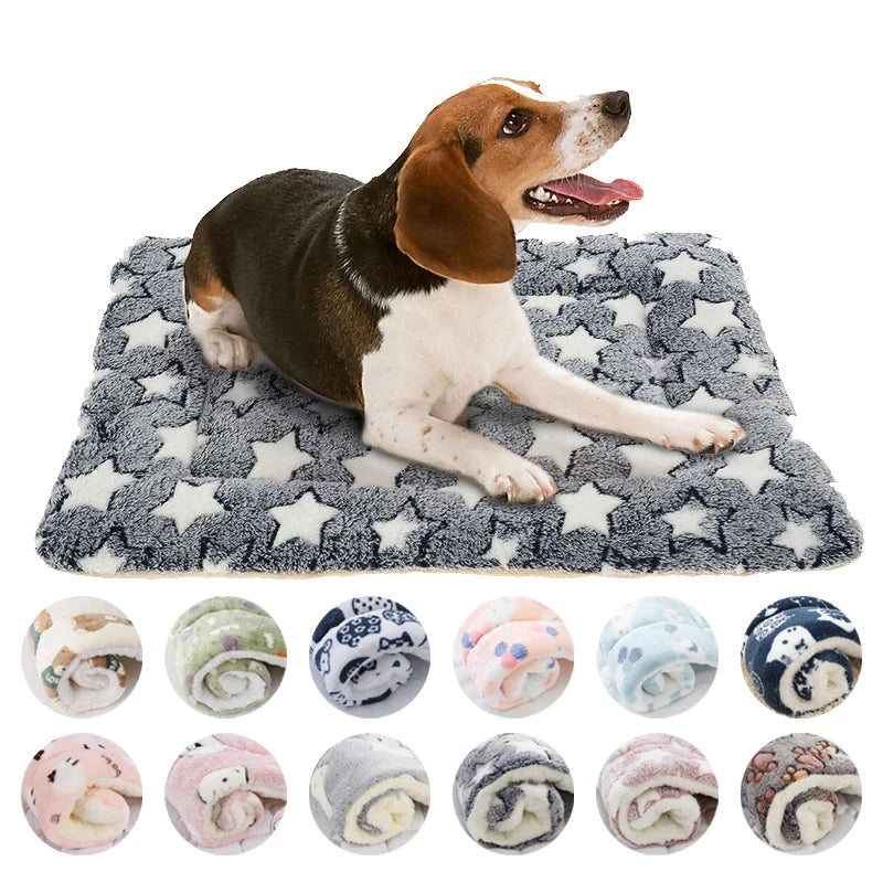 Coussin Doux en Flanelle pour Chien et Chat – 6 Tailles