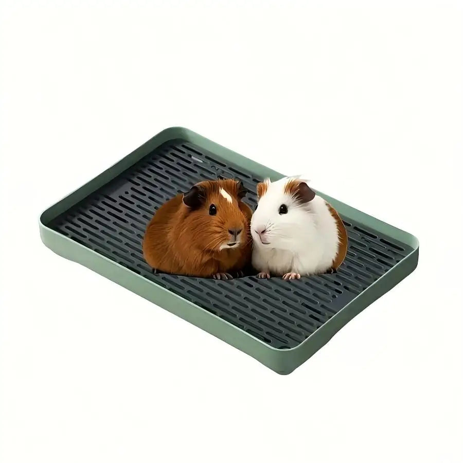 Bac à Litière d'Angle pour Lapin, Cochon d'Inde et Furet
