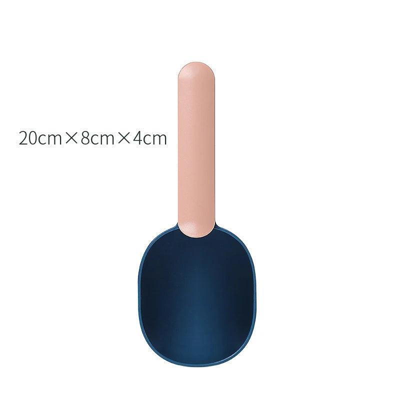Pelle à Croquettes 2-en-1 avec Pince de Fermeture pour Sachet
