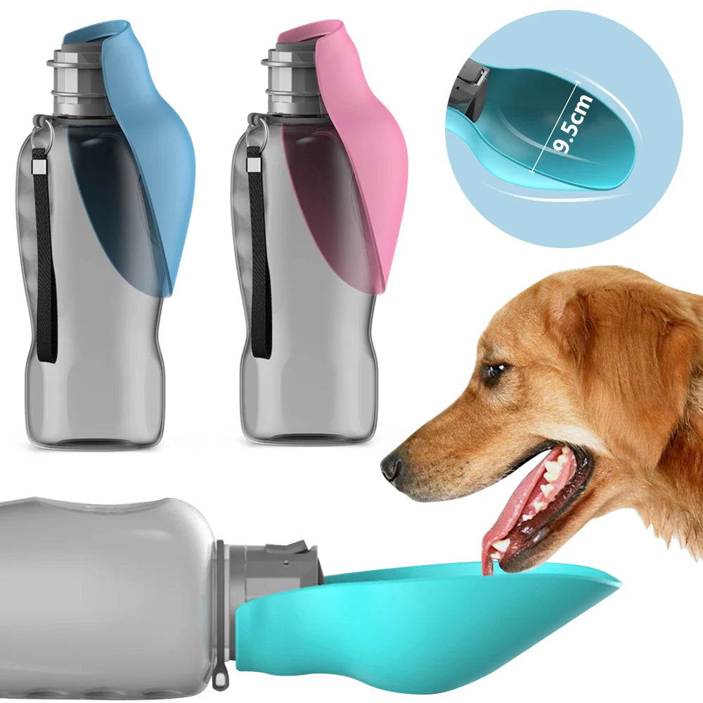 Gourde de Promenade pour Chien 800 ml – Portable et Pliable
