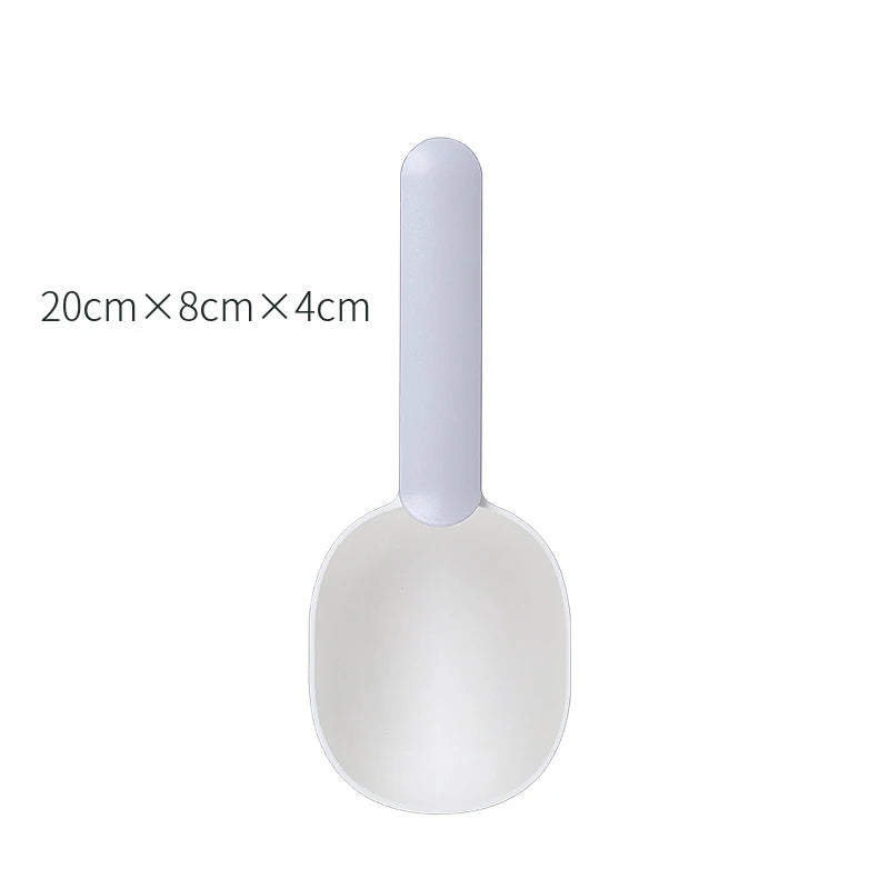 Pelle à Croquettes 2-en-1 avec Pince de Fermeture pour Sachet