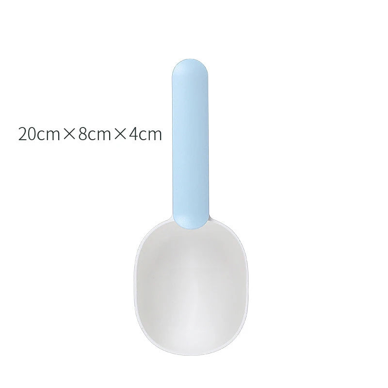 Pelle à Croquettes 2-en-1 avec Pince de Fermeture pour Sachet