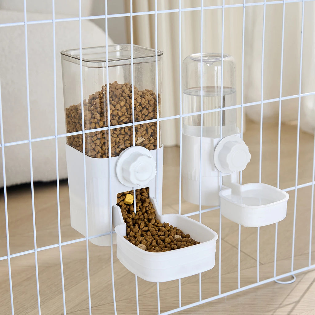 Abreuvoir et Mangeoire Automatiques à Fixer sur Cage – 1,5 L