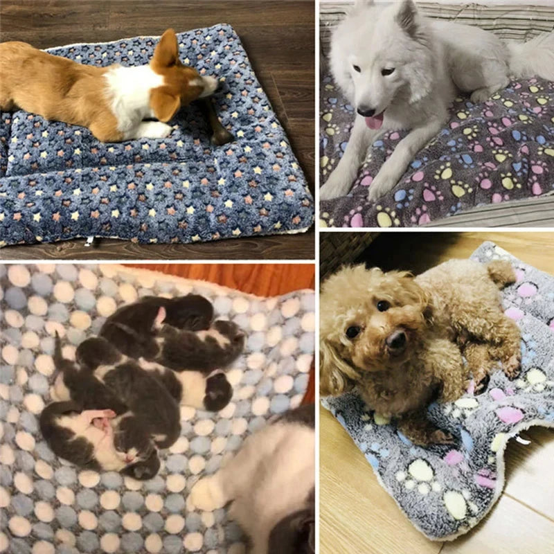Coussin Doux en Flanelle pour Chien et Chat – 6 Tailles