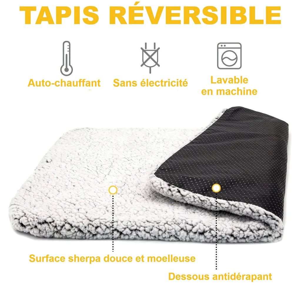 Tapis réversible, lavable en machine