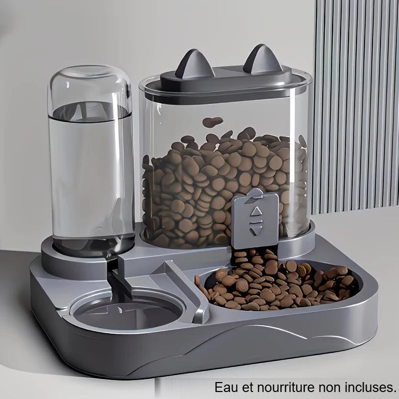 Distributeur croquettes et eau