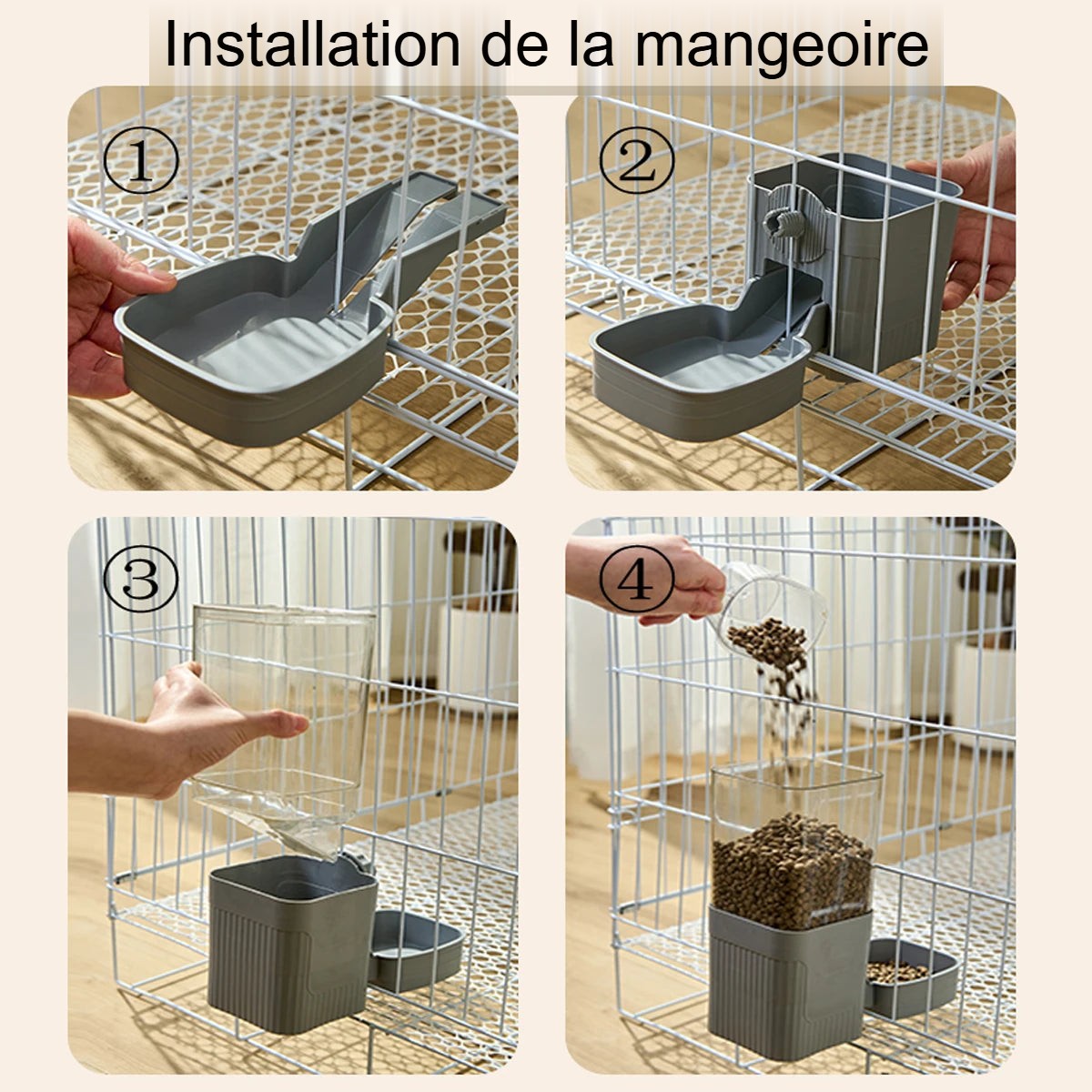 Installation de la mangeoire