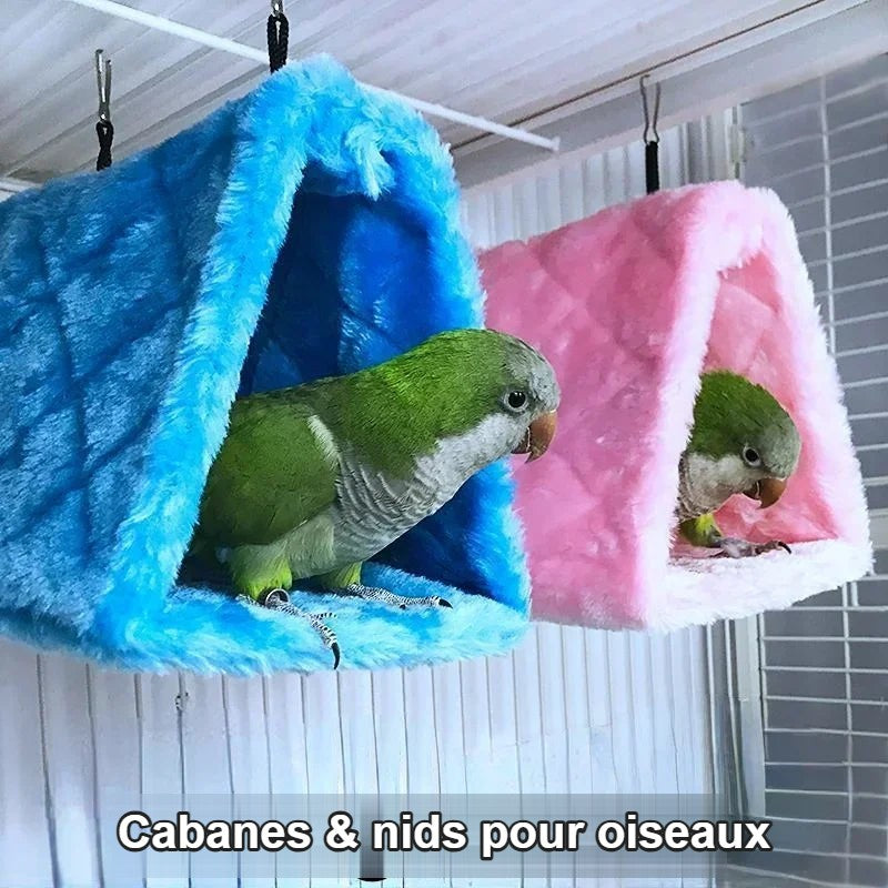 Nid hamac douillet pour oiseaux et perruches