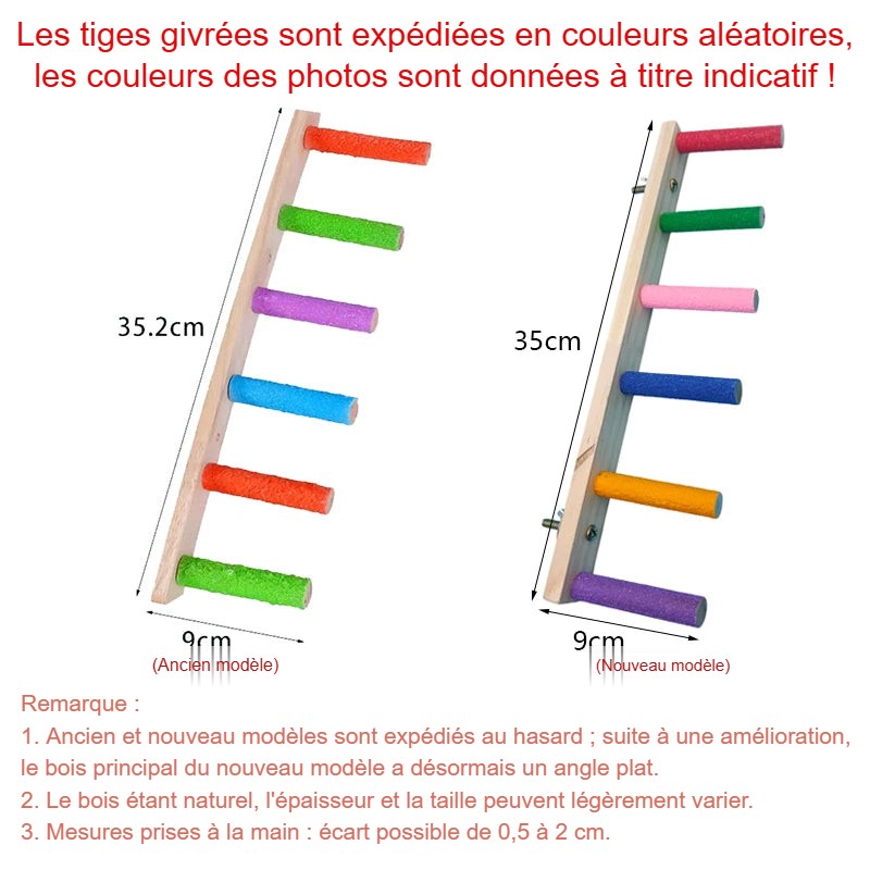 Échelle pour oiseaux – modèles